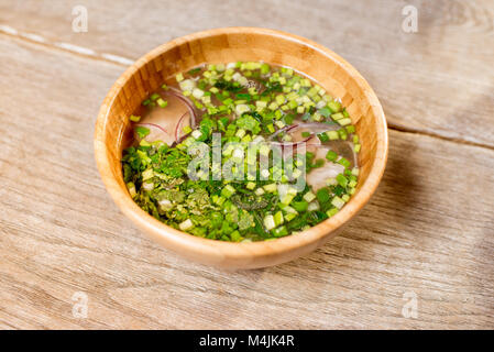 Zwiebel asiatische Suppe Stockfoto