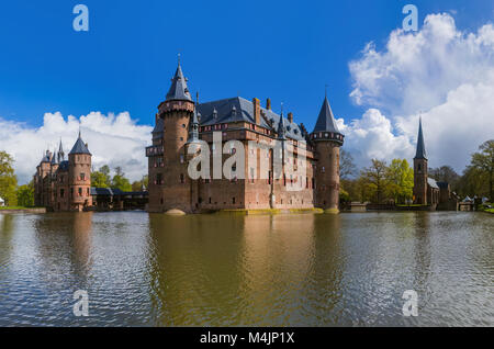 De Haar Schloss in der Nähe von Utrecht - Niederlande Stockfoto