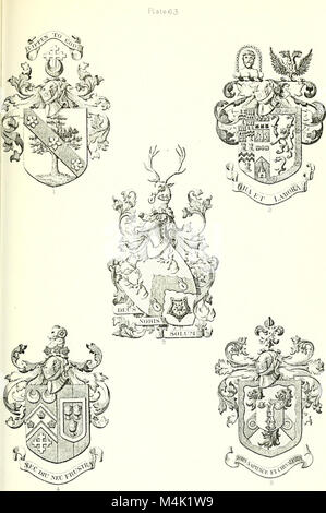 Wappen Familien; eine komplette peerage, baronetage, und knightage, und ein Verzeichnis von einigen Herren Mantel - Rüstung, und ist der erste Versuch, zu zeigen, welche Waffen in Gebrauch im Moment gehen zu Lasten (14749101236) Stockfoto