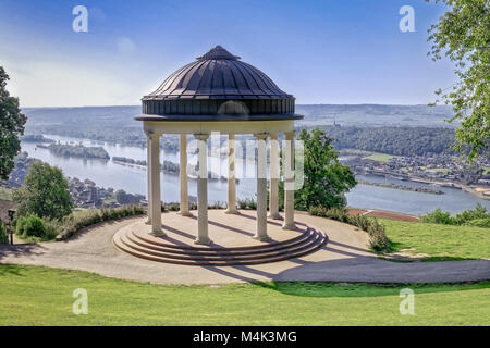 Rüdesheim - Niederwald Tempel Stockfoto