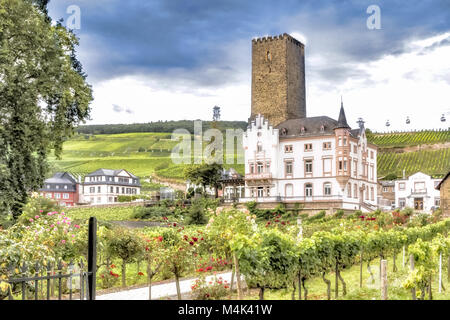 Rüdesheim - Boosenburg Stockfoto