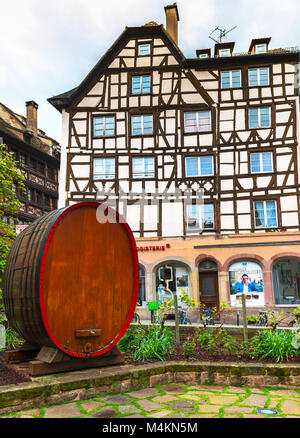 Wandern rund um das Zentrum von Straßburg Stockfoto