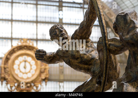 PARIS - September 7, 2014: das Museum d'Orsay in Paris, Frankreich. Musee d'Orsay hat die grösste Sammlung von Impressionistischen und post-impressionistischen painti Stockfoto