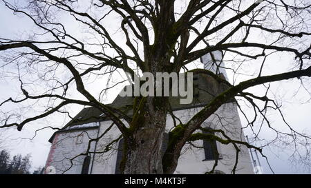 Schwaz - Tirol Österreich Burg Freundsberg in der Nähe von Innsbruck im Winter Stockfoto