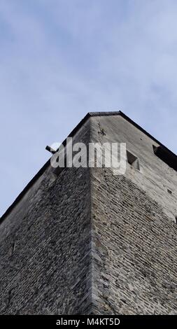 Schwaz - Tirol Österreich Burg Freundsberg in der Nähe von Innsbruck im Winter Stockfoto