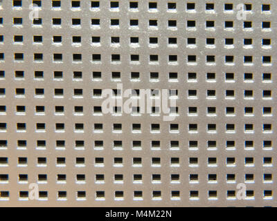 Metal Radio Bügeleisen Gitter Nahaufnahme Detail Stockfoto
