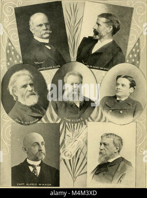 Schöne Edelsteine aus amerikanischen Schriftstellern und das Leben und die Portraits unserer bevorzugten Autoren (1901) (14563372669) Stockfoto