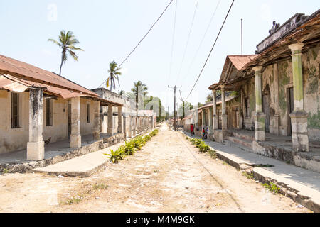 Stadt in Mosambik Stockfoto