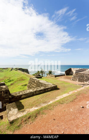 Sri Lanka, Asien, Galle - Besuch der mittelalterlichen Stadtmauer von Galle Stockfoto