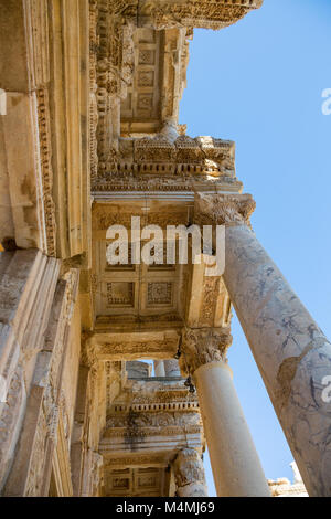 Selcuk, Izmir - Türkei. 25. November 2014. Celsus Bibliothek. Von der antiken Stadt Ephesus in Selcuk, Izmir - Türkei. Stockfoto