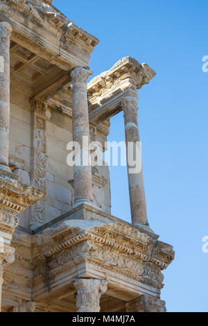 Selcuk, Izmir - Türkei. 25. November 2014. Celsus Bibliothek. Von der antiken Stadt Ephesus in Selcuk, Izmir - Türkei. Stockfoto