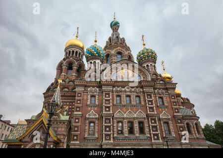 Kirche des Retters auf Blut. St. Petersburg. Russland Stockfoto