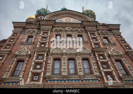 Kirche des Retters auf Blut. St. Petersburg. Russland Stockfoto