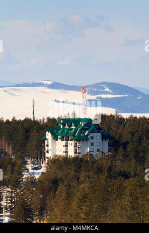 Schöne Zlatibor Berg in Serbien Stockfoto