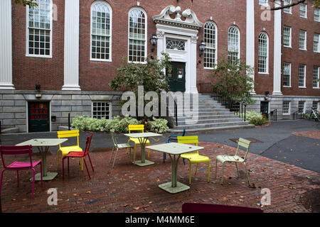 Parken Sie auf den Campus in der Stadt Cambridge in Massachusetts Stockfoto