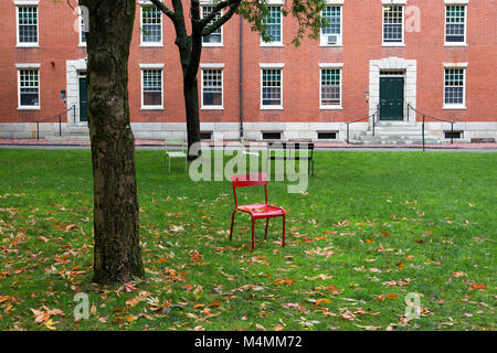 Parken Sie auf den Campus in der Stadt Cambridge in Massachusetts Stockfoto