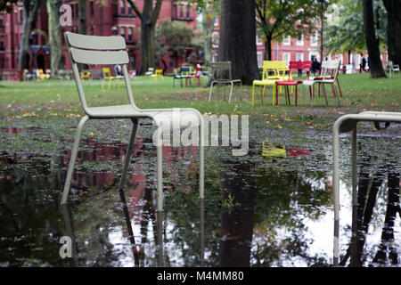 Parken Sie auf den Campus in der Stadt Cambridge in Massachusets Stockfoto