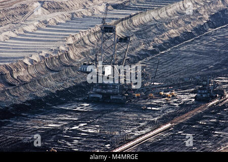 Der Tagebau Hambach Stockfoto