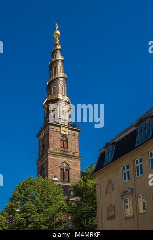 Kirche des Erlösers, Kopenhagen, Dänemark Stockfoto