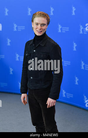 Berlin, Deutschland. 16 Feb, 2018. 16. Februar 2018 Berlinale, Fotosession für den Film "Black 47" (Berlin, Deutschland): Freddie Fuchs. | Verwendung der weltweiten Kredit: dpa/Alamy leben Nachrichten Stockfoto