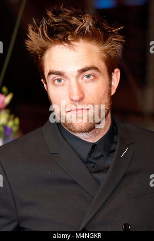 Robert Pattinson die Teilnahme an der "AMSEL" Premiere auf der 68. Internationalen Filmfestspiele Berlin/Berlinale 2018 Berlinale Palast am 16. Februar 2018 in Berlin, Deutschland. Stockfoto