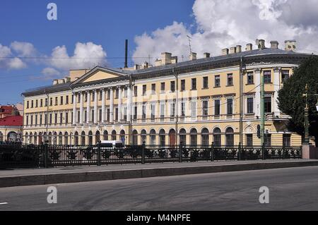 MIKHAILOVSKY PALAST (Staatliches Russisches Museum) ST. PETERSBURG Stockfoto