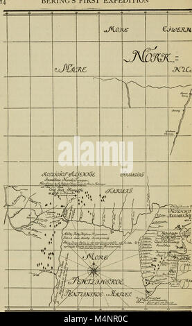 Der bering Voyages; ein Bericht über die Bemühungen der Russen die Beziehung zwischen Asien und Amerika (1922) (20178744180) zu bestimmen Stockfoto