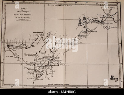 Der bering Voyages; ein Bericht über die Bemühungen der Russen die Beziehung zwischen Asien und Amerika (1922) (20358299472) zu bestimmen Stockfoto