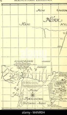 Der Bering voyages-Konto der Bemühungen der Russen die Beziehung zwischen Asien und Amerika (1922) (20178737130) zu bestimmen Stockfoto