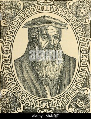 Beza's Icones, zeitgenössische Porträts der Reformer der Religion und der Buchstaben; Faksimile Wiedergaben der Porträts in Beza's Icones (1580) und in Goulard Edition (1581) (1906) (14743577756) Stockfoto