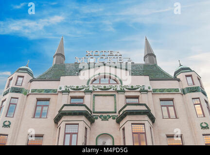 Belgrad, SEBIA - 26. Mai 2017. Hotel Hotel Moskva (Moskau), ein Vier-Sterne-Hotel in Belgrad Stockfoto
