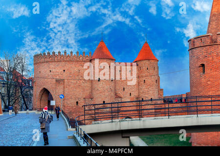 Warschau Festung war ein System von Befestigungsanlagen in Warschau errichtet, Polen während des 19. Stockfoto
