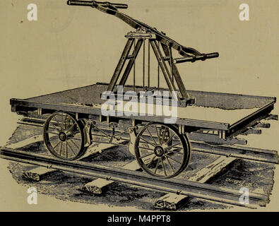 Bau und Instandsetzung der Eisenbahn - bildet eine der Reihe der Bände umfasste in den überarbeiteten und erweiterten Ausgabe der Wissenschaft der Eisenbahnen, (1906) (14574650280) Stockfoto