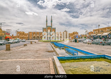 Amir Chakhmaq Komplex in Yazd Stockfoto