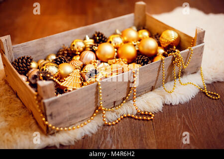 Weihnachten-Stuff. Schuss mit flache Schärfentiefe gemacht. selektiven Fokus. 2016 Stockfoto