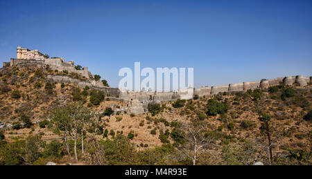 Die kumbhalgarh fort Weltkulturerbe, Rajasthan, Indien Stockfoto