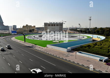 Dubai, Vereinigte Arabische Emirate, 16. Februar 2018, Zabeel Park in Zabeel Bezirk, Dubai, eines der besten Park in Dubai mit sehr guter Aussicht von Stockfoto