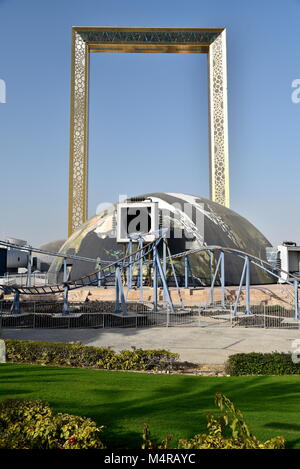 Dubai, Vereinigte Arabische Emirate, 16. Februar 2018, Zabeel Park in Zabeel Bezirk, Dubai, eines der besten Park in Dubai mit sehr guter Aussicht von Stockfoto