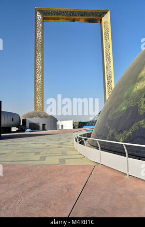 Dubai, Vereinigte Arabische Emirate, 16. Februar 2018, Zabeel Park in Zabeel Bezirk, Dubai, eines der besten Park in Dubai mit sehr guter Aussicht von Stockfoto