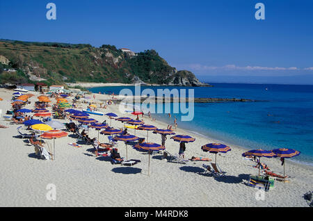 Grotticelle Strand am Capo Vaticanico, Kalabrien, Italien Stockfoto