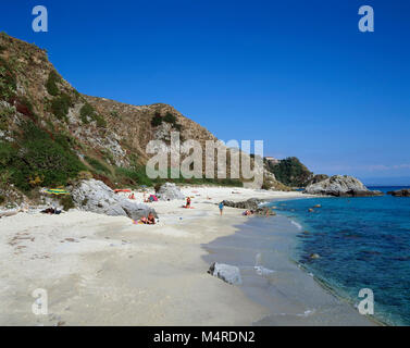 Grotticelle Strand am Capo Vaticanico, Kalabrien, Italien Stockfoto