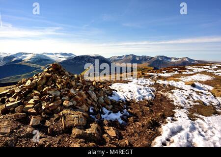 Die Cumbrian Mountains im Frühjahr von Sail Stockfoto