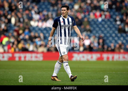 West Bromwich Albion Gareth Barry während der Emirate FA Cup, die fünfte Runde in West Bromwich, West Bromwich. Stockfoto