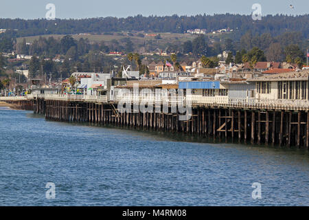 Santa Cruz Wharf, Santa Cruz, Kalifornien, USA Stockfoto