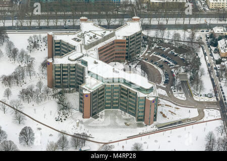 Luftaufnahme, Signal Iduna Hauptverwaltung, Versicherung, zentrale, Dortmund, Dortmund, Ruhrgebiet, Nordrhein-Westfalen, Deutschland, Europa, Ruhrgebiet, Eur Stockfoto