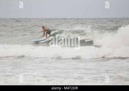 Surfer in Deerfield Beach Stockfoto
