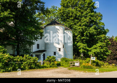 Bürgerkrieg 150 das Silo bei Jag Hill Farm New Milford, Connecticut, USA Stockfoto