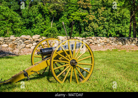 Bürgerkrieg 150 das Silo bei Jag Hill Farm New Milford, Connecticut, USA Stockfoto