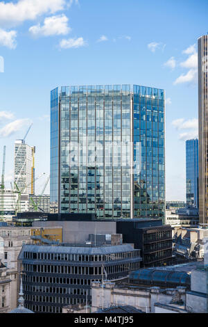 Börse Tower, 125 Old Broad Street, London Financial District EC2 Stockfoto