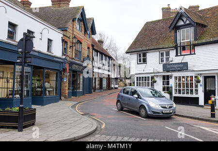 Edenbridge Kent UK Feb. 2018 Stockfoto